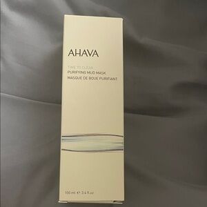 AHAVA Time to Clear Mud Mask in Cream Box